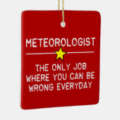 気象予報士 セラミックオーナメント (右)