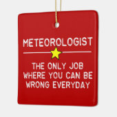 気象予報士 セラミックオーナメント (左)