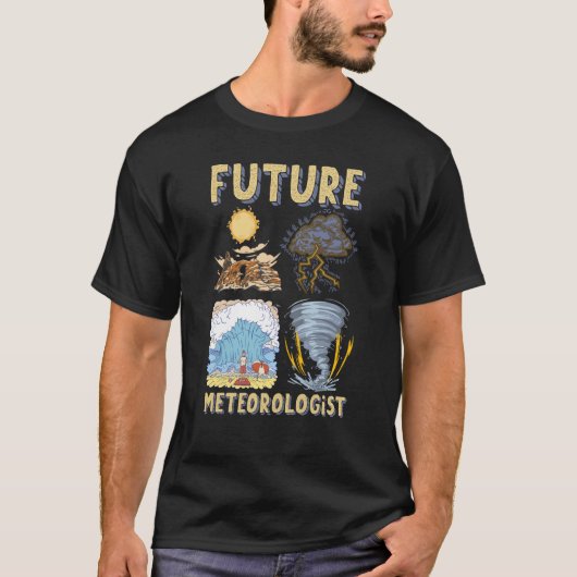 気象予報士 Tシャツ (正面)