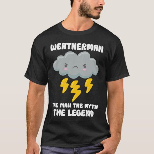 気象予報気象予報気象予報2 Tシャツ (正面)