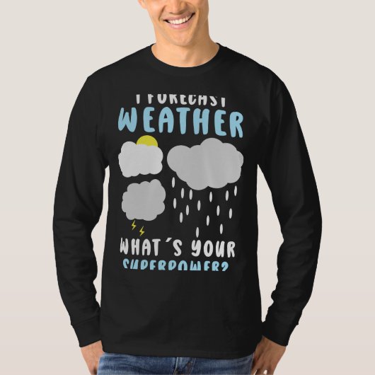 気象予報気象予報 Tシャツ (正面)