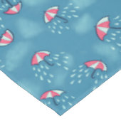 気象学おもしろい雨天及び傘 テーブルクロス (アングル)