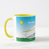 気象学の熱い前部 マグカップ (左)