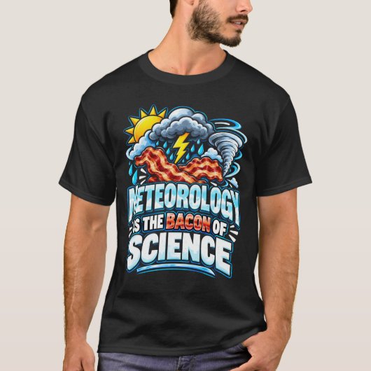 気象学は気象学者のもの Tシャツ (正面)