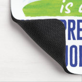 気象学は高圧の仕事の天気予報の人である マウスパッド (コーナー)