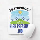 気象学は高圧の仕事の天気予報の人である マウスパッド (マウス)