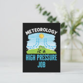気象学は高圧的な仕事の天気だ ポストカード (スタンド正面)