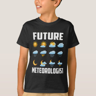 気象学キッズウェザーウォッチャー予報士 Tシャツ