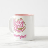 気象学者のギフト(世界のベスト) ツートーンマグカップ (正面左)