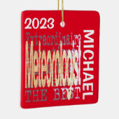 気象学者カスタム異常 セラミックオーナメント (右)