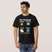 気象学者教育ギフト Tシャツ (正面フル)