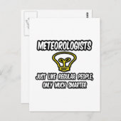 気象学者…一般人のみ頭が切れる ポストカード (正面/裏面)