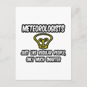気象学者…一般人のみ頭が切れる ポストカード (正面)