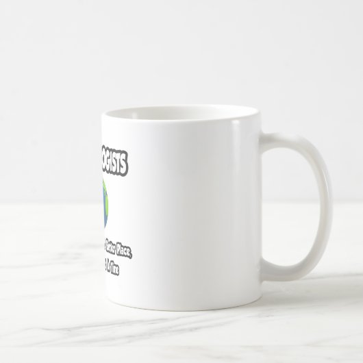 気象学者…世界をより良い場所にする コーヒーマグカップ (右)