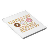 気象学者…寄付のために働く ノートパッド (アングル)