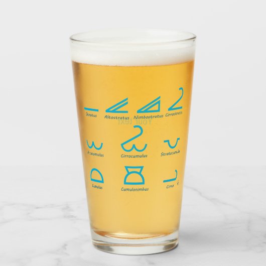 気象学 タンブラーグラス (ドリンク正面)