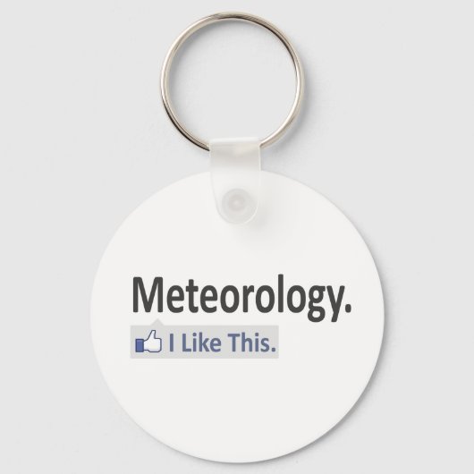 気象学…私はこれが好き キーホルダー (正面)