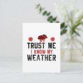 気象学 – I Know My Weather ポストカード (スタンド正面)