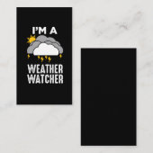 気象気象気象予報士気象予報士 名刺 (正面/裏面)