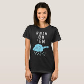 気象雨雲ウェザーマンレポーター Tシャツ (正面フル)