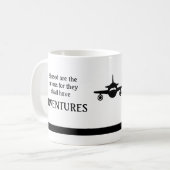 気賛美注的な…アドベンチャーのマグカップを持っている コーヒーマグカップ (正面左)