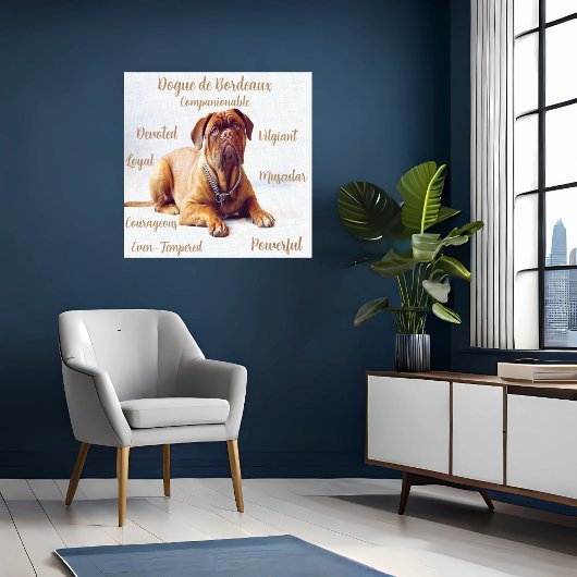 気質が合った犬が猫背のキャンバス キャンバスプリント