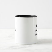 気軽にどうぞ サーカスティックな引用 タイポグラフィ マグカップ (中央)