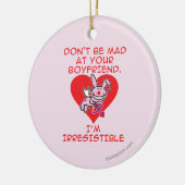 気違いがあないで下さい セラミックオーナメント (左)