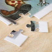 気違いじみたピエロのロボットパズル ジグソーパズル (側面)