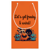 気違いにしよう風変わり!成人ハローウィンパーティ スモールペーパーバッグ (裏面)