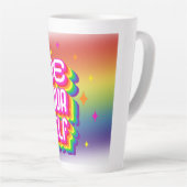 気違いになれ カフェラテマグ (右アングル)