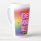 気違いになれ カフェラテマグ (左アングル)