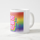 気違いになれ ジャンボコーヒーマグカップ (正面右)