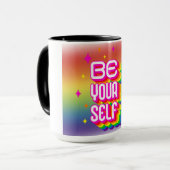 気違いになれ マグカップ (正面左)