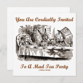 気違いのお茶会に真心こめて招待されます 招待状 (正面/裏面)