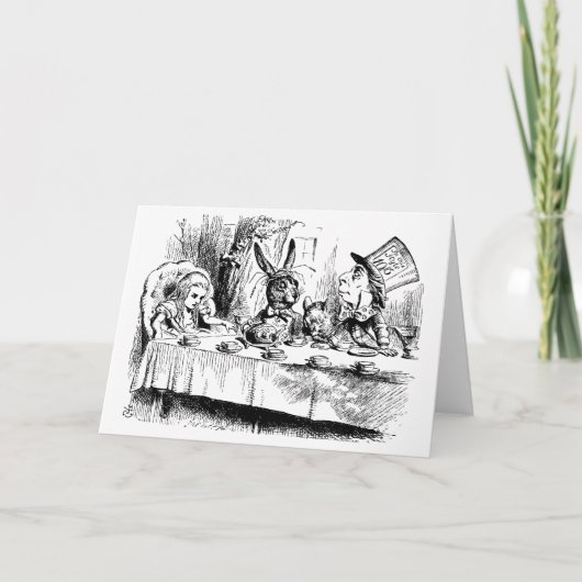 気違いのお茶会のアリス カード (正面)