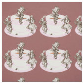 気違いのお茶会のオリジナル ファブリック (見本)