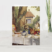 気違いのお茶会カード 招待状 (裏面)