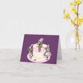 気違いのお茶会 カード (黄色い花)