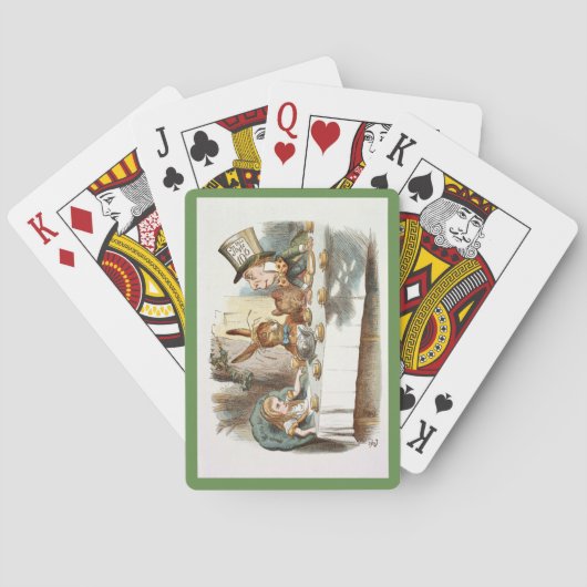 気違いのお茶会 トランプ (裏面)