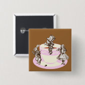 気違いのお茶会 缶バッジ (正面&裏面)