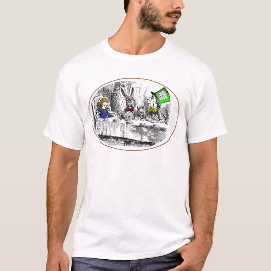 気違いのお茶会 Tシャツ (正面)
