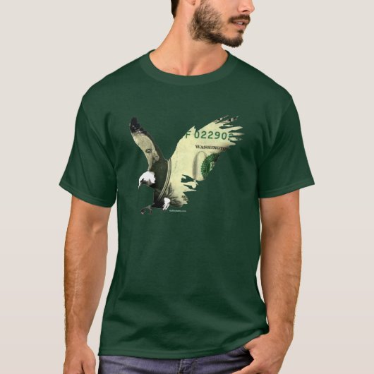 気違いのお金 Tシャツ (正面)