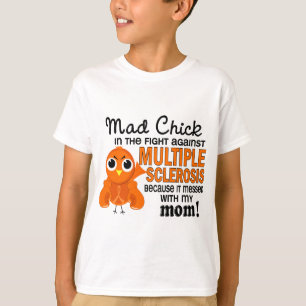 気違いのひよこ2のお母さんの多発性硬化MS Tシャツ