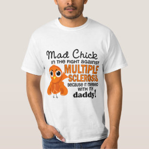 気違いのひよこ2のお父さんの多発性硬化MS Tシャツ