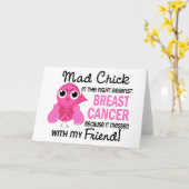 気違いのひよこ2の友人の乳癌 カード (黄色い花)