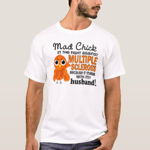 気違いのひよこ2の夫の多発性硬化MS Tシャツ