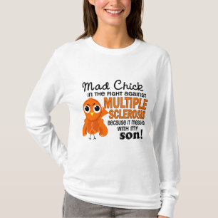 気違いのひよこ2の息子の多発性硬化MS Tシャツ