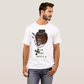 気違いのアフリカのスカル Tシャツ (正面フル)