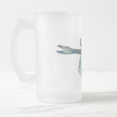 「気違いのカニ」の曇らされたマグ フロストグラスビールジョッキ (左)